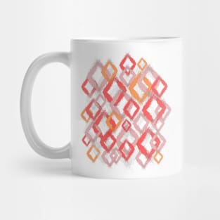 Diamond Pattern T-Shirt - Vibrant Colors Mug